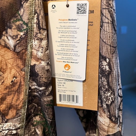 Kings XKG Elevation 1/4 Zip dry quick real tree edge camouflage - Picture 4 of 16